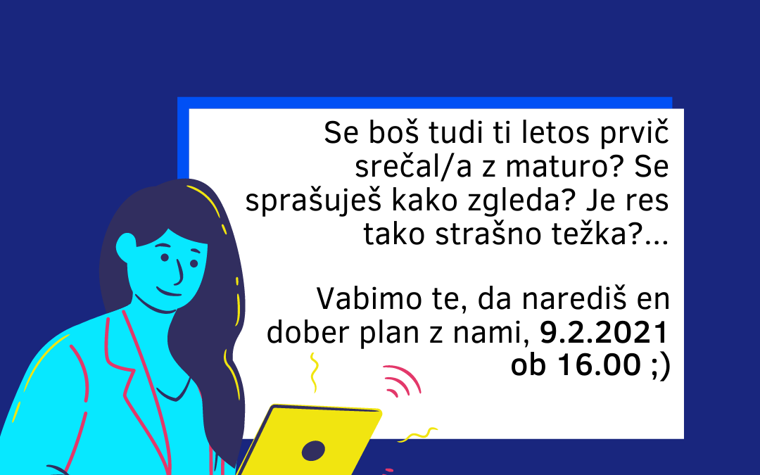 VSE O MATURI – informacije iz prve roke
