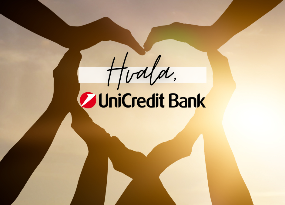 UniCredit Banka Slovenija z donacijo 10.000 EUR podprla družine, ki zimo preživljajo v mrzlih domovih