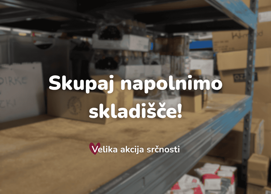 Do začetka šole napolnimo humanitarno skladišče
